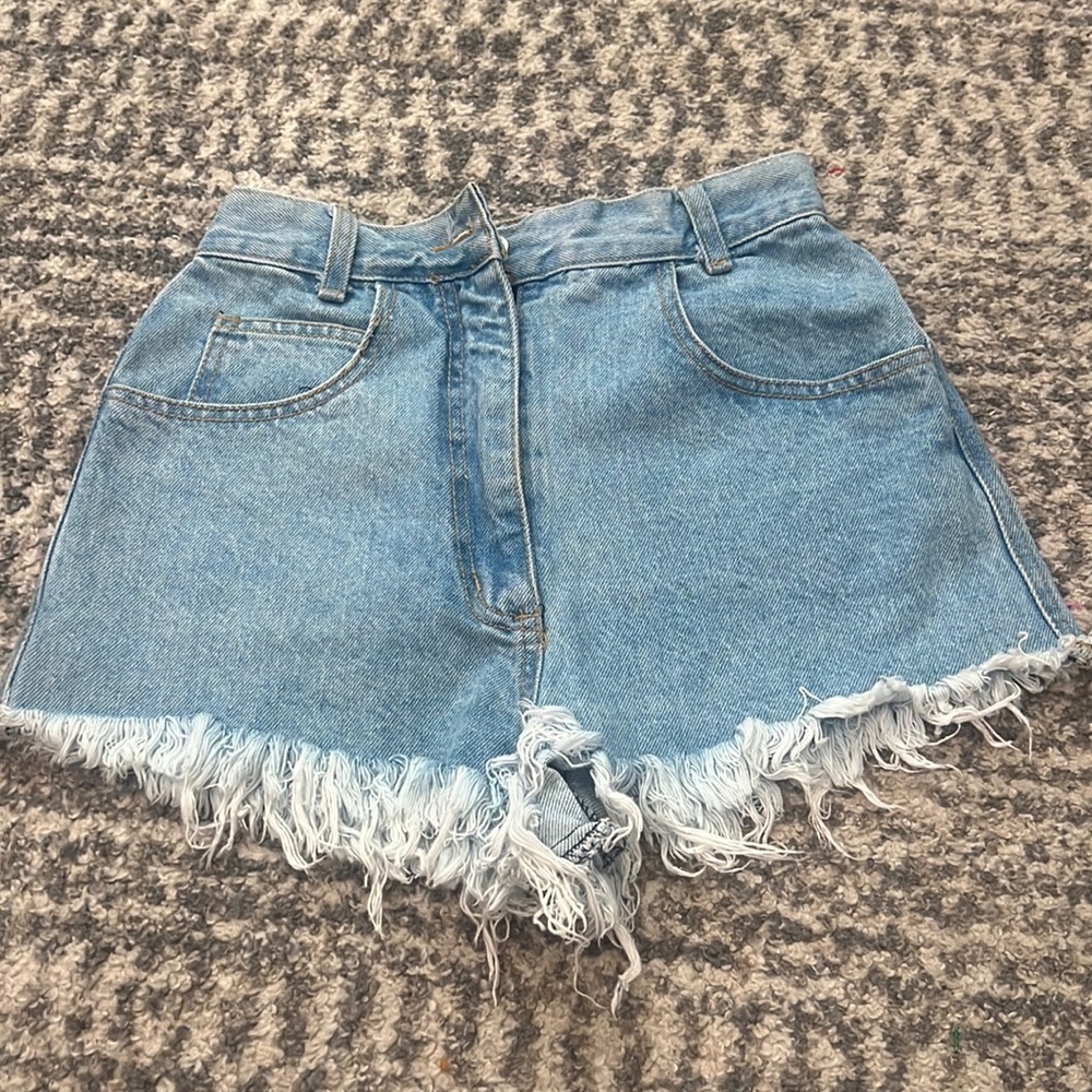 Vintage 90s jean shorts size 7